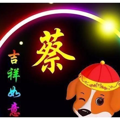 姓名蔡图片带字微信头像(16张)