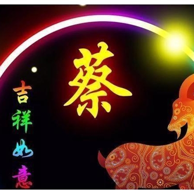 姓名蔡图片带字微信头像(16张)