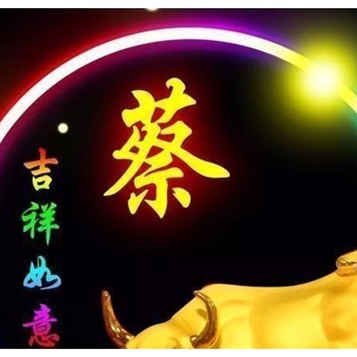 姓名蔡图片带字微信头像(16张)