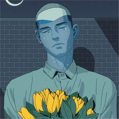 动漫男生虐心哭泣头像哭不出来(优选24张)