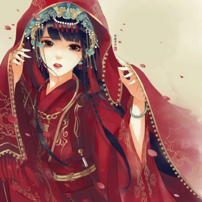 又美又飒的红衣女生动漫头像(精选28张)