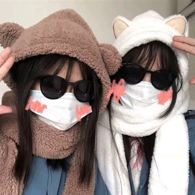 真人版女生闺蜜头像(精选24张)