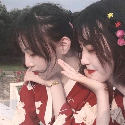 真人版女生闺蜜头像(精选24张)