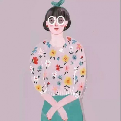 文艺清新动漫女生头像(精选24张)