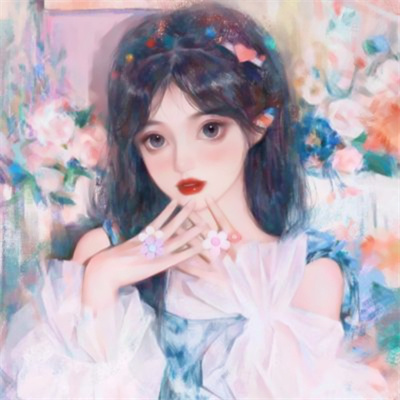 文艺清新动漫女生头像(精选24张)