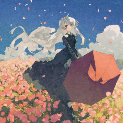 文艺清新动漫女生头像(精选24张)