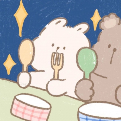 情侣头像 一男一女卡通情头(精选22张)