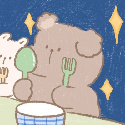 情侣头像 一男一女卡通情头(精选22张)