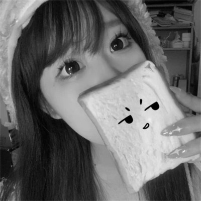 黑白女生头像可爱头像(精选22张)