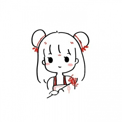 可爱卡通头像简笔画图片大全(18张)