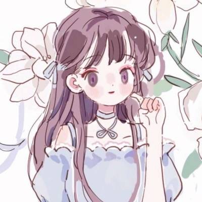 清新小女孩动漫头像(精选24张)