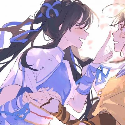 情侣卡通头像情侣专用一男一女(共16张)