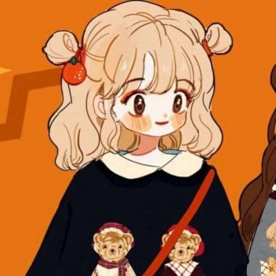 闺蜜头像卡通可爱一对一人一张(22张)