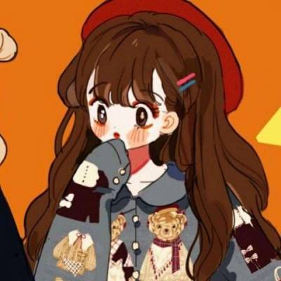 闺蜜头像卡通可爱一对一人一张(22张)