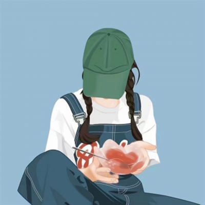 原创手绘简约情侣头像(16张)