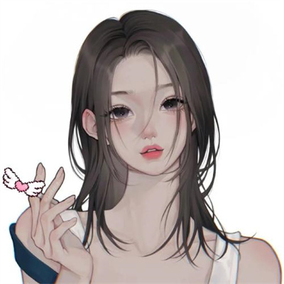 简约手绘情侣头像一男一女(20张)