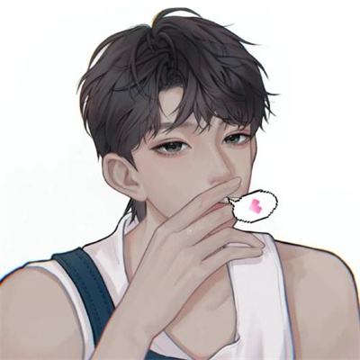 简约手绘情侣头像一男一女(20张)