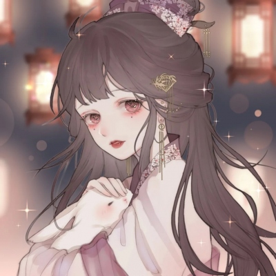 超级可爱的女生卡通头像手绘头像(共20张)