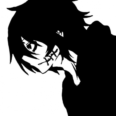 qq头像男黑白动漫头像(优选20张)