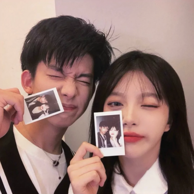 超甜情侣头像真人恩爱图片(20张)