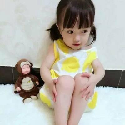 高清超可爱的萌娃头像呆萌小女生图片(优选24张)