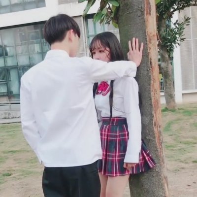 满满的学院风校园恋爱必备情侣头像(20张)