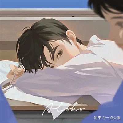 满满的学院风校园恋爱必备情侣头像(20张)