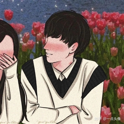 满满的学院风校园恋爱必备情侣头像(20张)