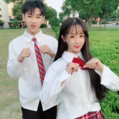 满满的学院风校园恋爱必备情侣头像(20张)