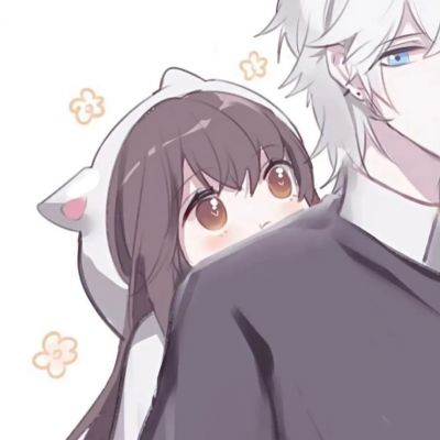 微信情头动漫一男一女图片(18张)