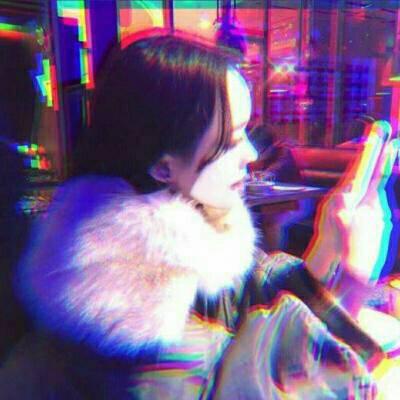 网红霓虹灯女生头像(优选20张)
