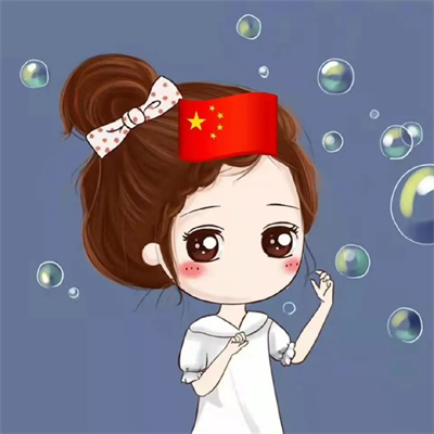 五星红旗男女情侣头像图片(共20张)