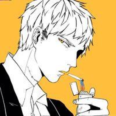 qq头像抽烟男生霸气动漫头像(优选41张)