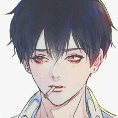 qq头像抽烟男生霸气动漫头像(优选41张)