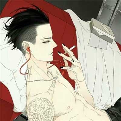 qq头像抽烟男生霸气动漫头像(优选41张)