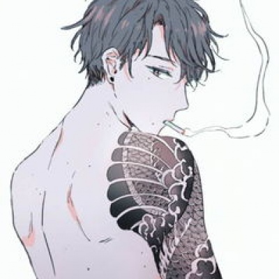 qq头像抽烟男生霸气动漫头像(优选41张)