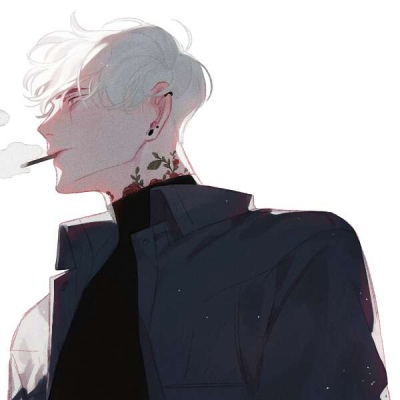 qq头像抽烟男生霸气动漫头像(优选41张)