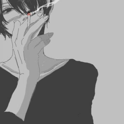 qq头像抽烟男生霸气动漫头像(优选41张)