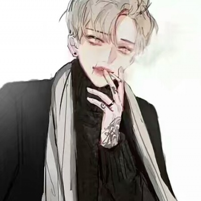 qq头像抽烟男生霸气动漫头像(优选41张)