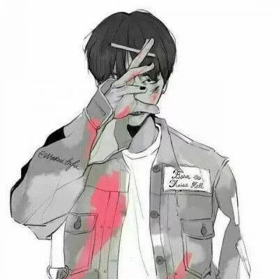 qq头像抽烟男生霸气动漫头像(优选41张)