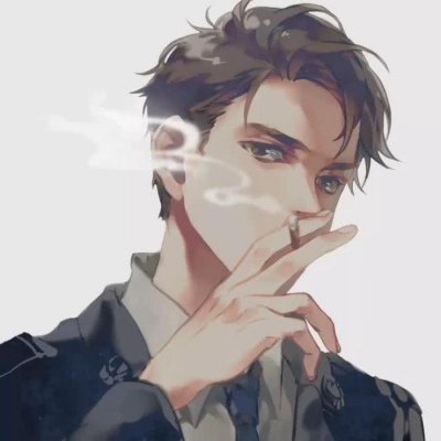 qq头像抽烟男生霸气动漫头像(优选41张)