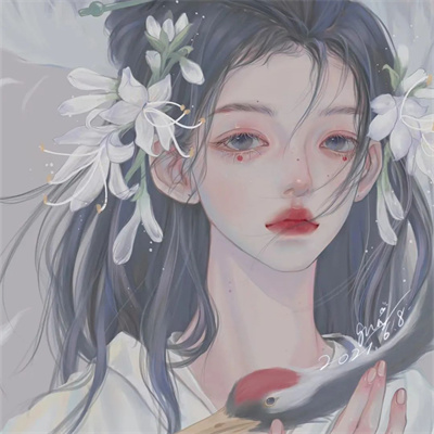 古风头像女素描动漫图片(20张)