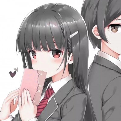 卡通情侣头像一男一女(共18张)