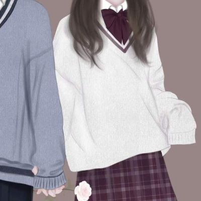 卡通情侣头像一男一女(共18张)