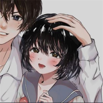 超稀有情侣可爱动漫头像(18张)