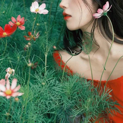 森系复古文艺女生头像(24张)