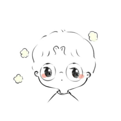 简笔画情侣头像一男一女情头(精选18张)