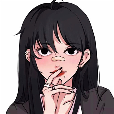 简约手绘情头一男一女(优选24张)