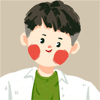 简约手绘情头一男一女(优选24张)