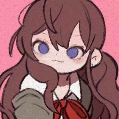 手绘萌脸女生可爱头像(优选18张)